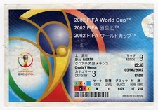 Ticket WC 2002 #09 Croatia - Mexico
