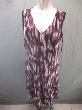 Simply Vera Vera Wang Size S Womens V-Neck Sleeveless Lightweight Midi Dress 527