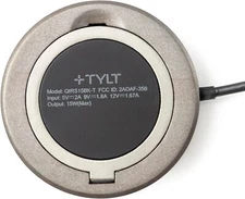Tylt 15W Magnetic Wireless Charging Ring Stand - Black
