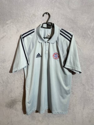 ウェア vintage FC BAYERN MUNCHEN training top Bayern Munich Vintage Jersey Training Football Polo Shirt Adidas