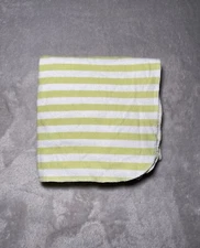 Circo Baby Receiving Blanket Stripes Flannel Light Green White Security Lovey