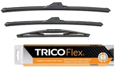 Set of 3 TRICO Flex Wiper Blade Left + Right + REAR For 2016 - 2022 Honda HR-V