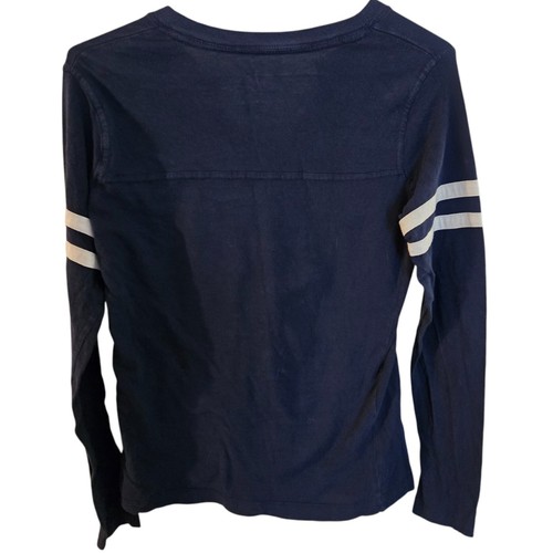 St. Louis Blues Shirt Majestic Small Navy Blue STL Hockey Shirt V-Neck - Picture 2 of 8