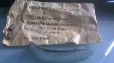 1940 WILSON-WESTERN SPORTINGS GOODS CO PITCHERS TOE PLATE No 720 for RIGHT CLEAT