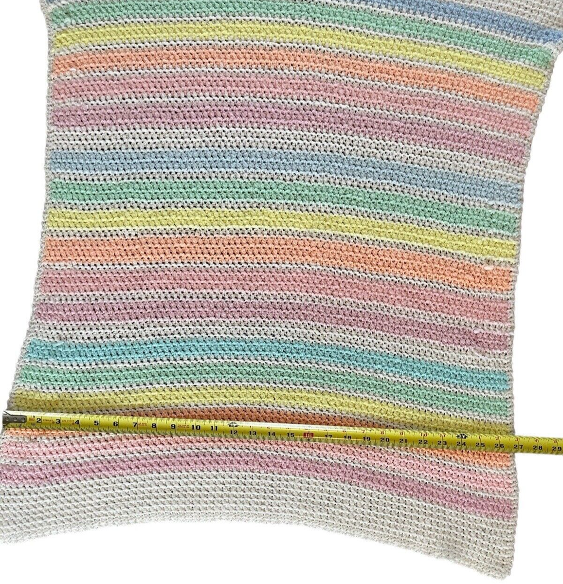 Baby Blanket Crocheted By Hand 27