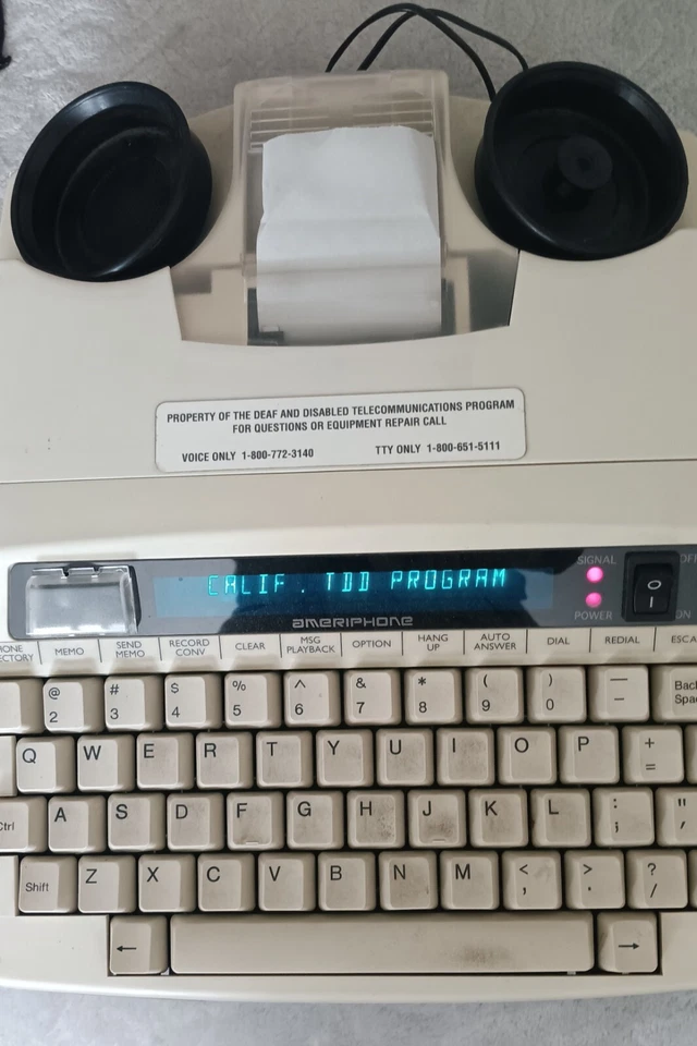 Teléfono de texto de diálogo Ameriphone Foto 2 de 4