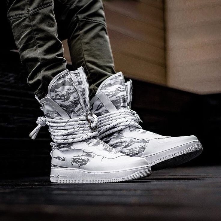 nike sf af1 high white camo