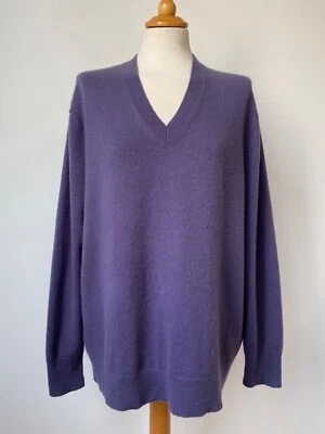 Uniqlo Weicher Lila Pullover aus 100 % Kaschmir, Größe:XL - Bild 1 von 4