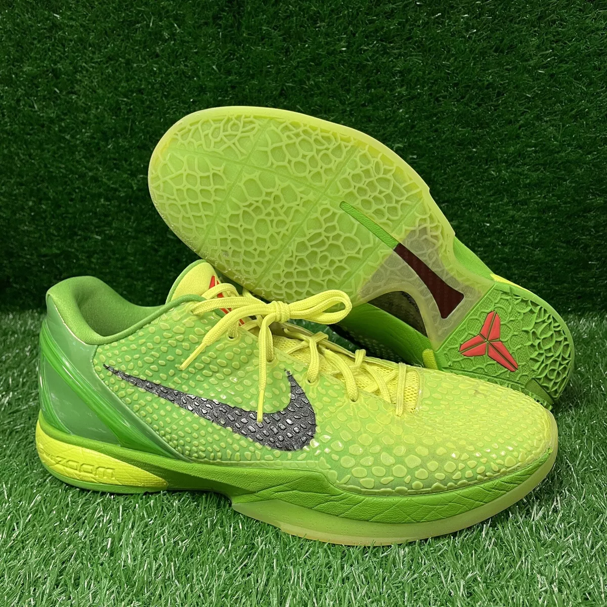 Nike Zoom Kobe 6 Protro Grinch 2020 Basketball Shoes Size 16 Used No Box