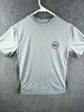 Vineyard Vines Boys Short Sleeve T-shirt Gray Large 16 Polyester Stretch Yourh
