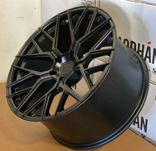 20x9 Aodhan AFF9 5x112 +30 Flow Forged Matte Black Wheels (Set of 4)