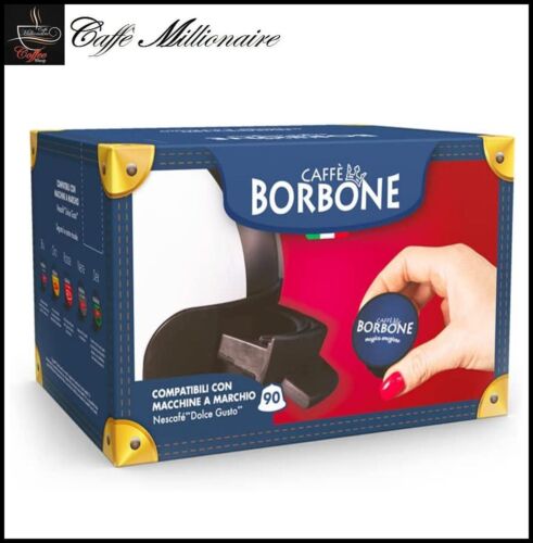 90 Coffee Capsules Borbone Miscela Oro Compatible With Dolce Gusto Nescafe - Picture 3 of 22