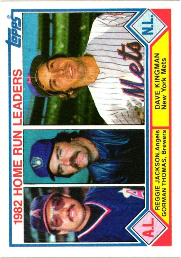 1982 HOME RUN LEADERS 1983 Topps 702 BUY 2+ ITEMS FOR 50 OFF