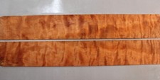 5A Guitar Sides Board Quilted Maple Wood Set Luthier Supply 33"x4.9"x0.15"