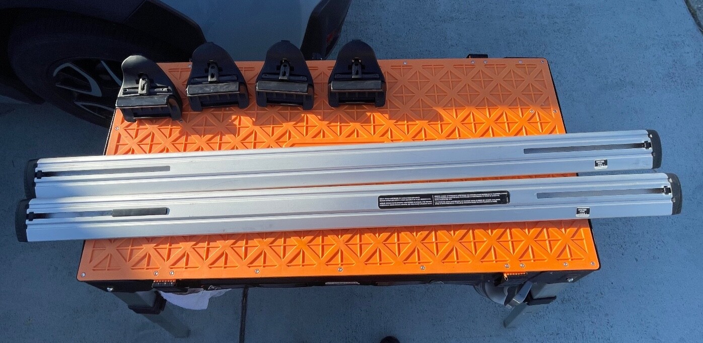 Thule roof rack Custom for Subaru Crosstrek hybrid Silver cross