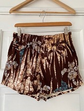 Vtg 50s Kamehameha Swim Trunks Hawaiian Batik Med W32-34 Inseam 2" Hawaii