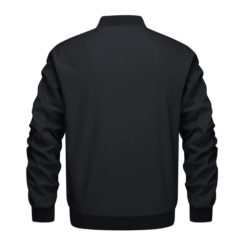 Men's Premium Letterman Bomber Jacket Pilot Jacket Warm Padded Casual Work Coats image 3