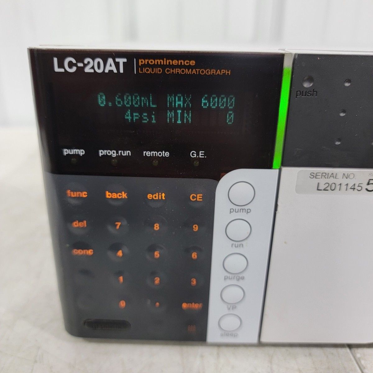 Shimadzu LC-20AT Prominence HPLC Liquid Chromatograph Pump Shimadzu LC-20AT Prominence HPLC Liquid Chromatograph Pump