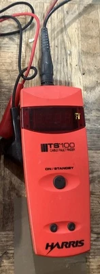 Harris TS100 Kabel Fehlersucher mit Leitungen getestet funktioniert gebraucht - Bild 1 von 2