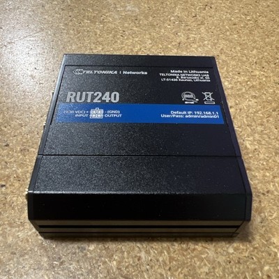 Teltonika RUT240OAU000 4g/Lte 1 x WAN Industrial Cellular Router