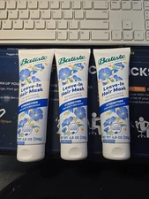 Batiste Instant Hair Treatment Leave-In Hair Mask 4.3 Oz Bottle New Lot Of 3