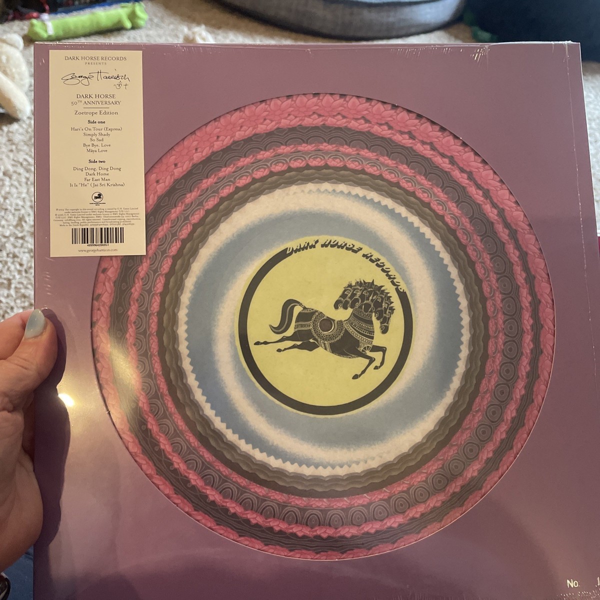 George Harrison - Dark Horse 12” Zoetrope Vinyl Record Store Day