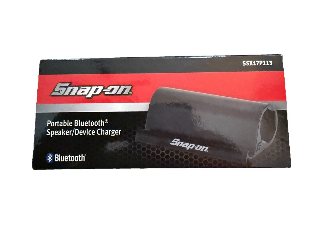 Snap-On Portable Bluetooth Speaker /Device Charger (New - In