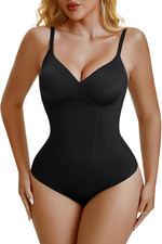 Bodysuits for Women Tummy Control Sculpting Snatched Waist Body Suit Seamless De