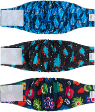 Dog Belly Bands for Male Dogs Wraps Washable Doggie Diapers DM07S