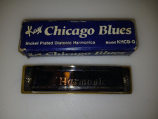Kay Chicago Blues KHCB-C Nickel Plated Diatonic Harmonica