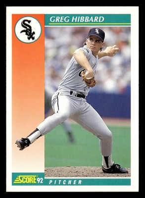 Greg Hibbard 1992 Score #266 Chicago White Sox Baseball *204