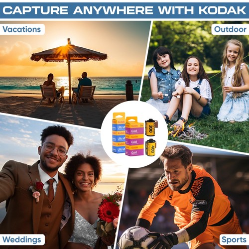 Kodak Ultramax 400 Kleinbildfilm 3er Pack & Kodak Gold 200 Kleinbildfilm 3er Pack Konvolut... - Bild 5 von 7