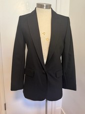 Zadig Voltaire Embellished VALSE STRASS POEME Back Black Blazer Size 36