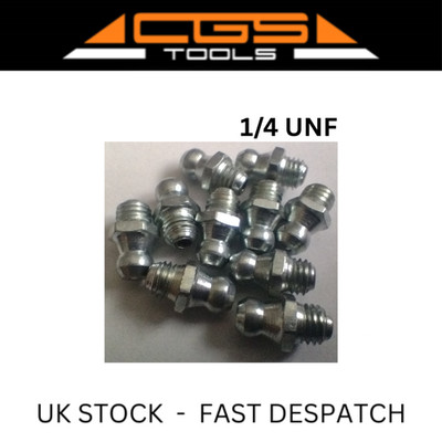 1/4'' UNF Schmiernippel gerade (10)