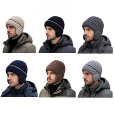 Thermal Knitted For Beanie Hat for Men Women - Warm Soft Polyester Winter Hat