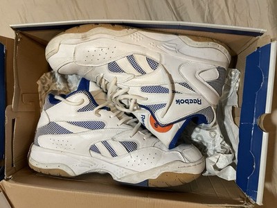 Men s Pump D Time Sneakers Size 13 White Rare Basketball Shoes