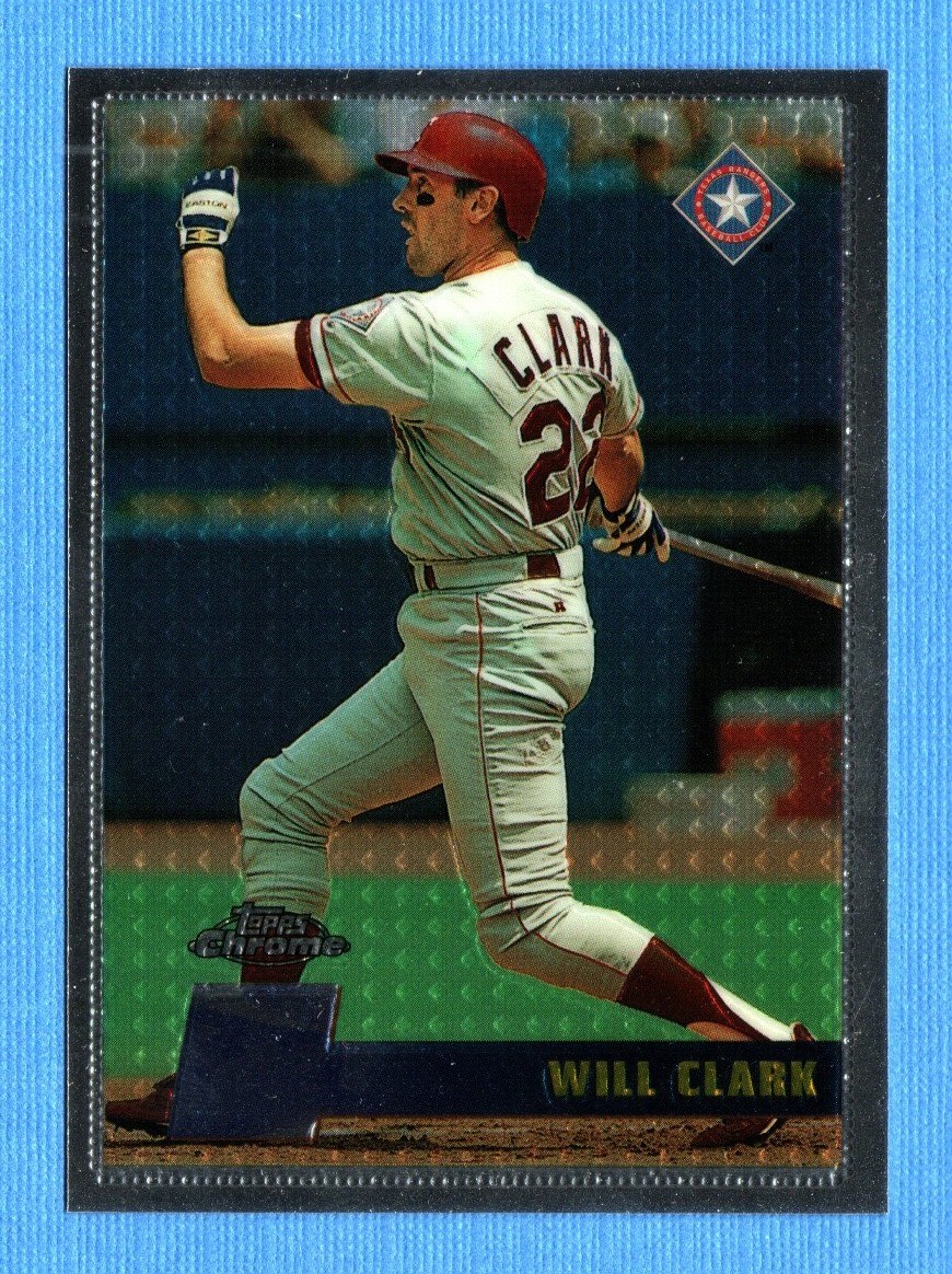 1996 Topps Chrome #118 Will Clark Rangers
