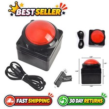 Programmable USB Macro Keyboard with Customizable Keys for Gaming & Office - Red