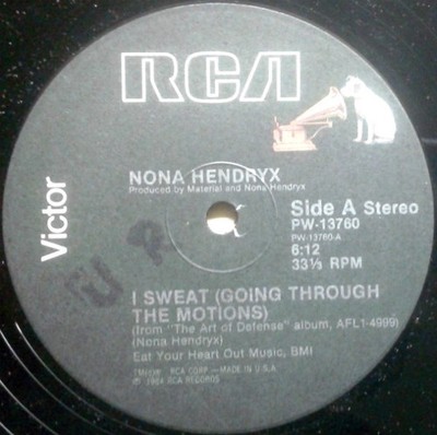Nona Hendryx - I Sweat (Going Through The Motions) - USA 12'' Vinyl - 1984 - RCA