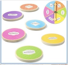 Wooden Stepping Stones for Kids, 6Pcs Non-Slip Toddler Balance Indoor Outdoor