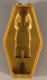 LEGO&reg; Gold Mummy Coffin Gold Lid Pharaoh&rsquo;s Quest Sarcophagus 30164 7327 75900