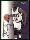 1996-97 Skybox Premium Autographics Black Ink #NNO Sherman Douglas AUTO