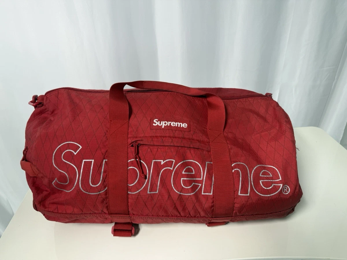 Supreme Red Duffle Bags for Men for sale | eBay
