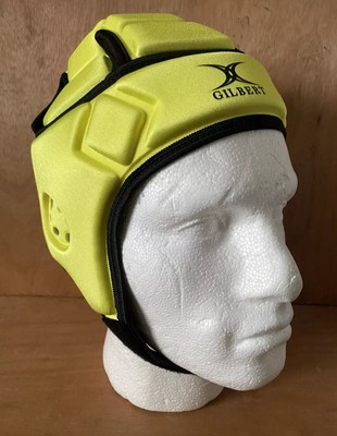 JUNIOR GILBERT ATTACK RUGBY KOPFSCHUTZ MEDIUM GELB/SCHWARZ **NEU**