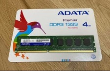 ADATA 4GB DDR3 1333 Desktop RAM PC3-10600 Memory Module Single Used
