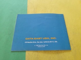 Karate Champ Nintendo NES Manual Only ~ Instruction Booklet