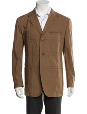 Issey Miyake Men  s Utility Jacket Brown Size M Vintage 2005 SS Naoki Takizawa