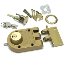 NU-Set Lock | Jimmy Proof Style Deadbolt Lock | Inter Locking Double Cylinder...