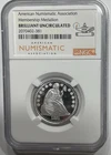 1891  ANA MEMBERSHIP MEDALLION   1/4 Oz .999 SILVER   ( NGC - BU )