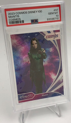 2023 Cosmos DISNEY 100 Card MANTIS #97 SP/188 MARVEL GOTG2 grade PSA GEM MINT 10